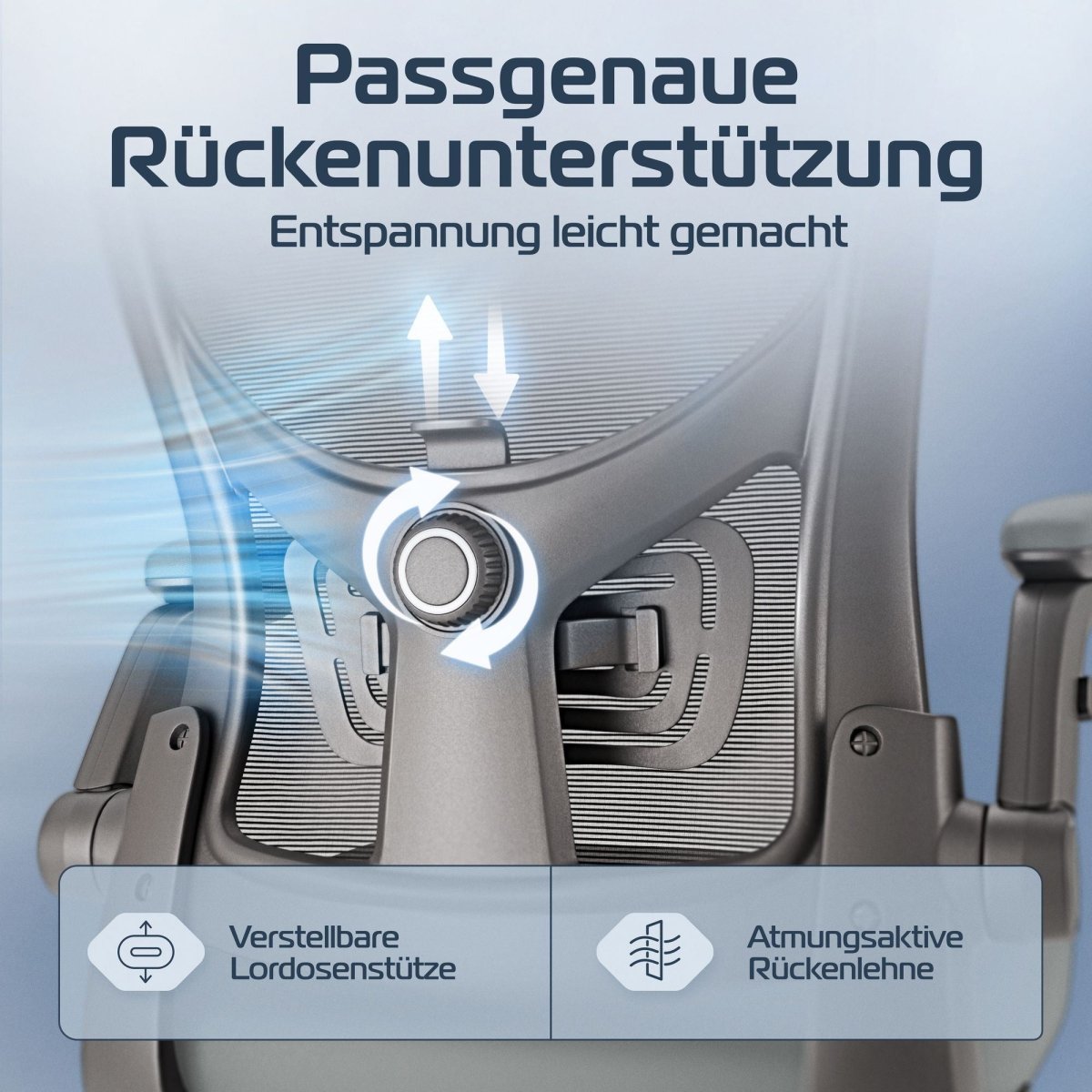 CLOUVOU SmartSeat – Ergonomischer preiswerter Bürostuhl - Clouvou Creme