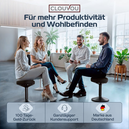 CLOUVOU Nexus - Ergonomischer Hocker „Eine stilvolle neue Art des Sitzens“ - Clouvou 