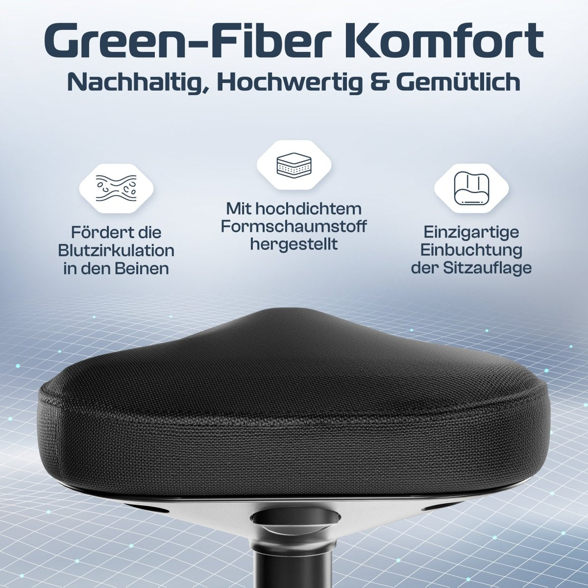 CLOUVOU Nexus - ergonomischer Hocker „Eine stilvolle neue Art des Sitzens“ - Clouvou 