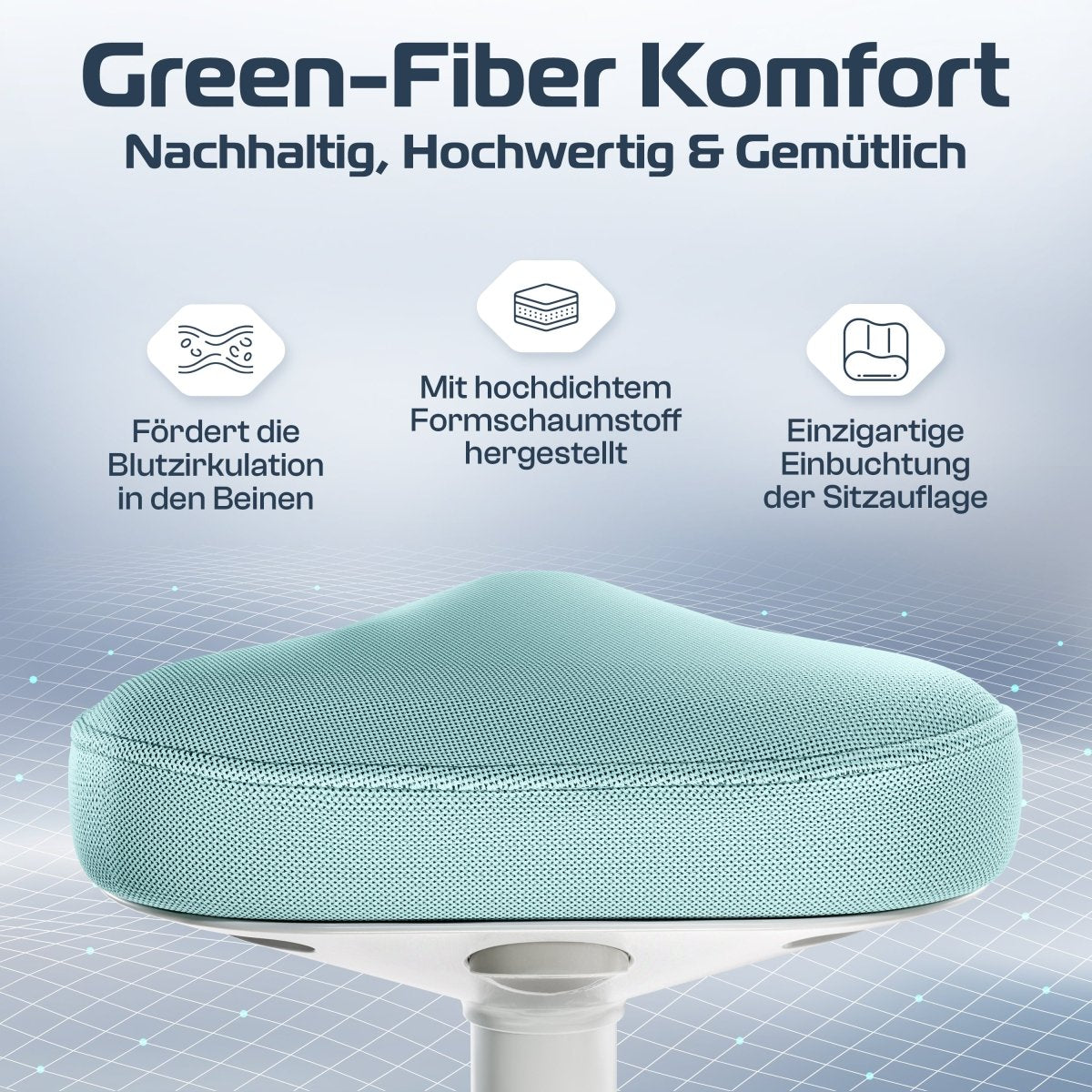 CLOUVOU Nexus - ergonomischer Hocker „Eine stilvolle neue Art des Sitzens“ - Clouvou 