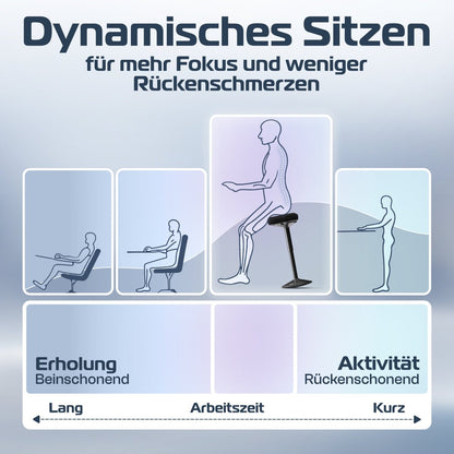 CLOUVOU Nexus - ergonomischer Hocker „Eine stilvolle neue Art des Sitzens“ - Clouvou 