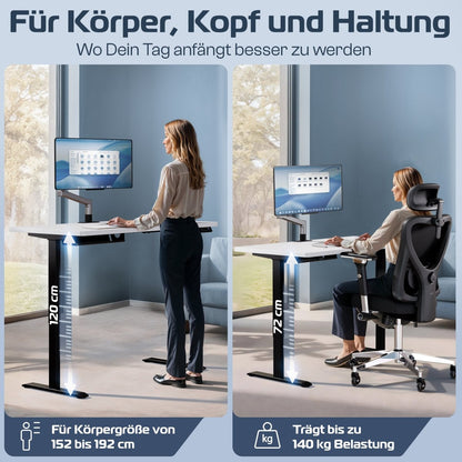 CLOUVOU ProBundle (Sitz - Stehtisch ProDesk & ProSeat) - Clouvou 160 x 80cm