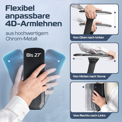 CLOUVOU ProSeat – Ergonomischer Bürostuhl "Maximaler Komfort, den ganzen Tag" - Clouvou 