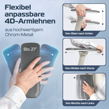CLOUVOU ProSeat – Ergonomischer Bürostuhl "Maximaler Komfort, den ganzen Tag" - Clouvou